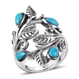 Artisan Crafted Sleeping Beauty Turquoise Ring In Sterling Silver